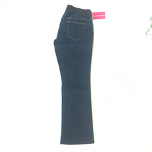 Load image into Gallery viewer, Old Navy maternity bootcut jeans. Pants Affordable Canadian Pregnant Pregnancy clothes sustainable maternity preloved  size 4
