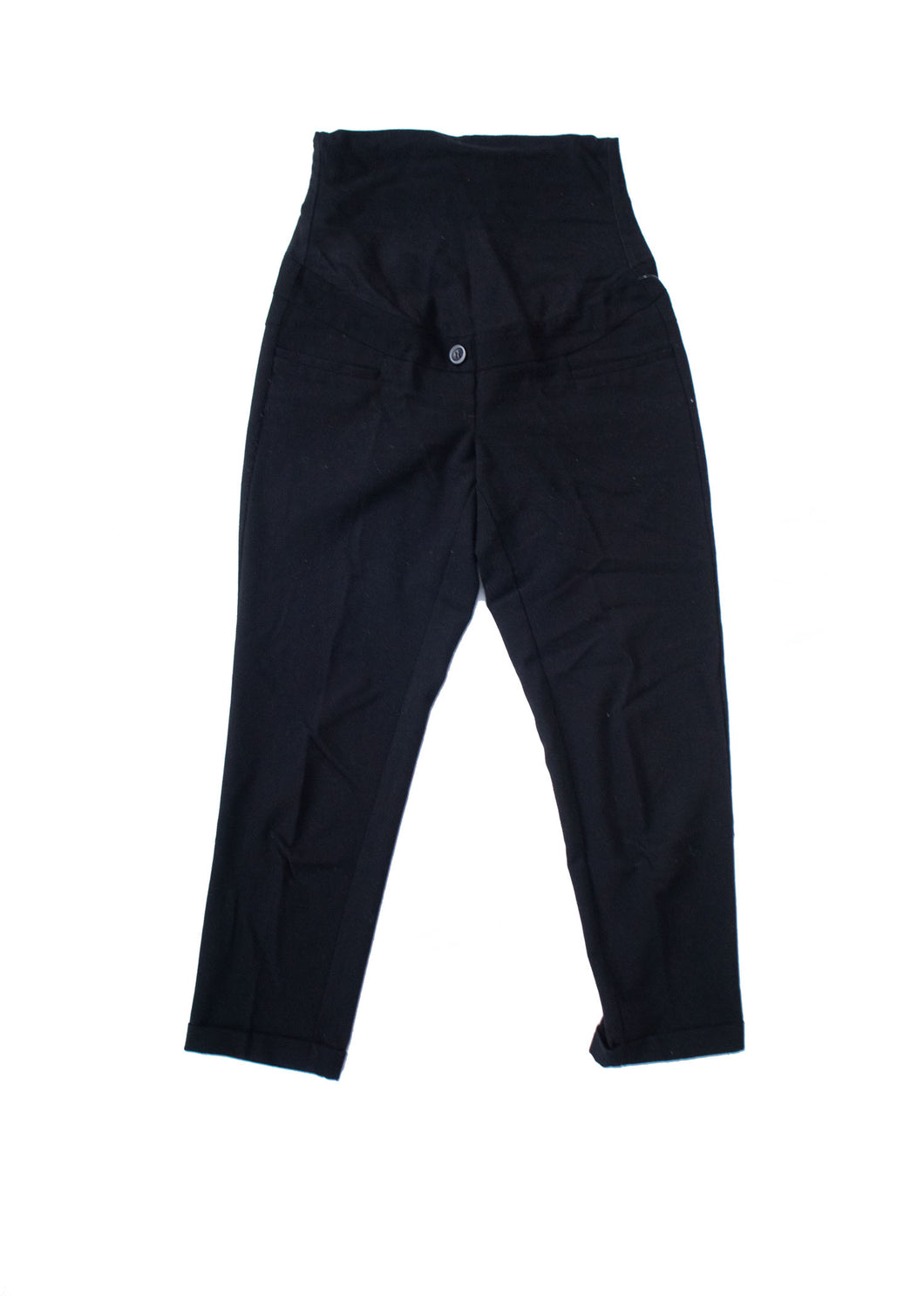 XS Thyme Maternité Noir Robe Pantalon Crops 25