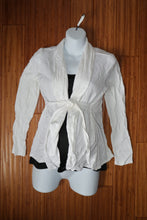 Load image into Gallery viewer, CLEARANCE M *New* Thyme Maternity White Cardigan
