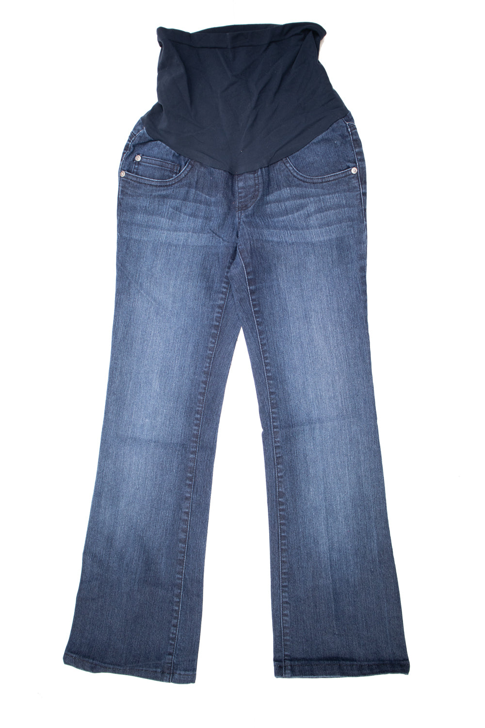 CLEARANCE XS Indigo Blue Maternity Bootcut Jeans