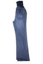 Load image into Gallery viewer, CLEARANCE XS Indigo Blue Maternity Bootcut Jeans
