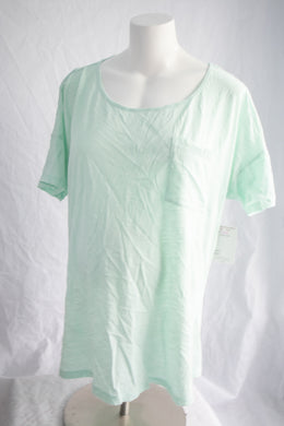 Thyme Maternity Short Sleeve Top with Pocket mint green Pregnancy clothes 