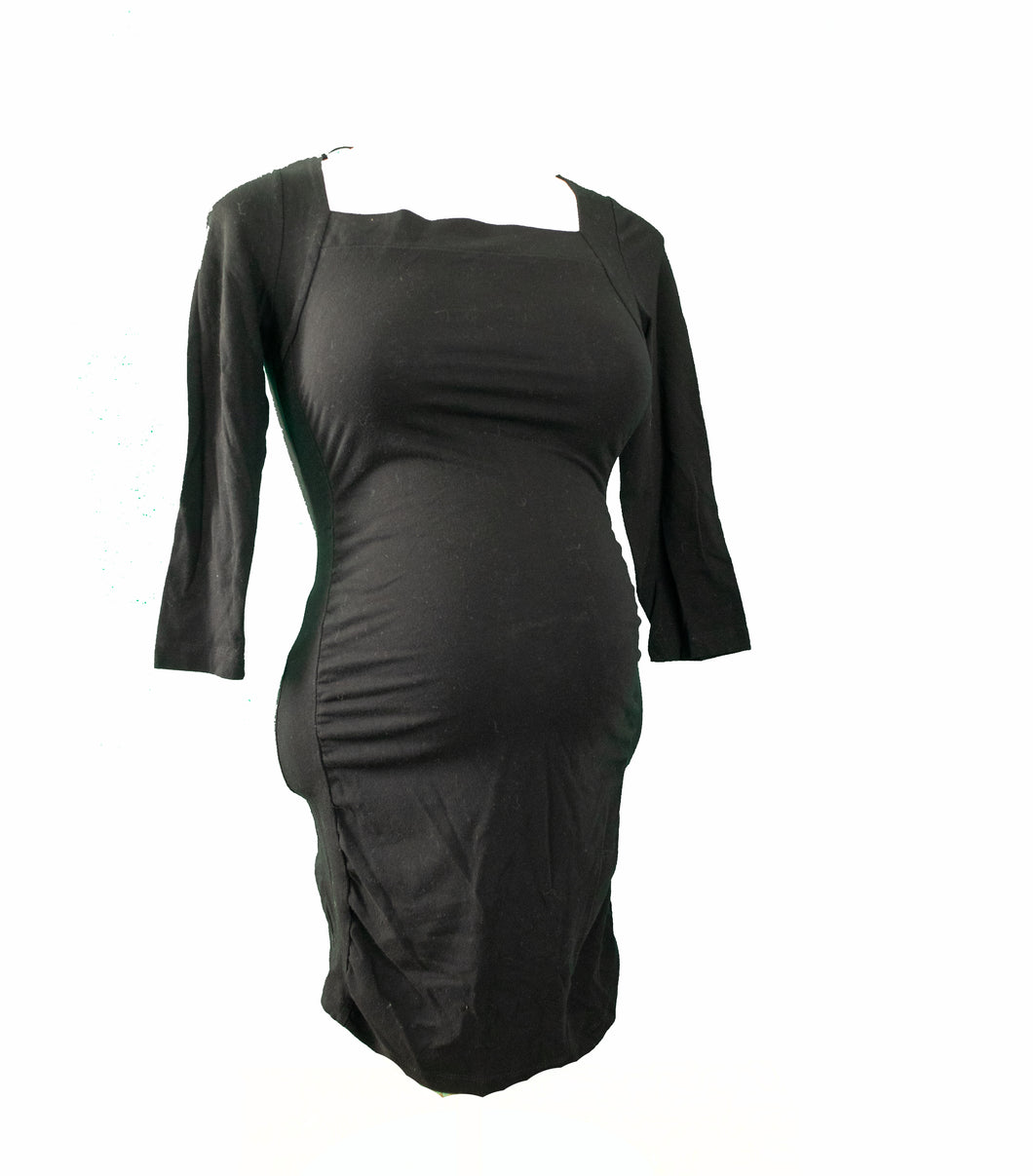 CLEARANCE S Thyme Maternity Tunic in Black