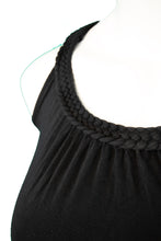 Load image into Gallery viewer, XS/S Liz Lang Little Black Maternity Dress with Braided Straps
