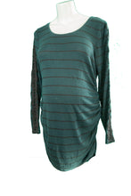 Load image into Gallery viewer, DUE DATE XL Thyme Maternity Sweater With Lace Sleeve
