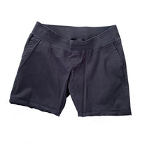 Load image into Gallery viewer, Liz Lang Maternity Thrift Flip Shorts in grey.  Affordable Canadian Pregnant Pregnancy clothes sustainable maternity preloved 
