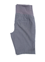 Load image into Gallery viewer, M Thyme Maternity Shorts  in Pinstripe  12&quot; inseam
