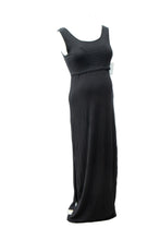 Load image into Gallery viewer, S Thyme maternity Black Maxi Dress Pregnant &amp;  Feeding
