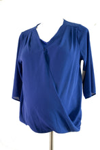Load image into Gallery viewer, M Momzelle  Feeding Blouse Jessica in Royal Blue

