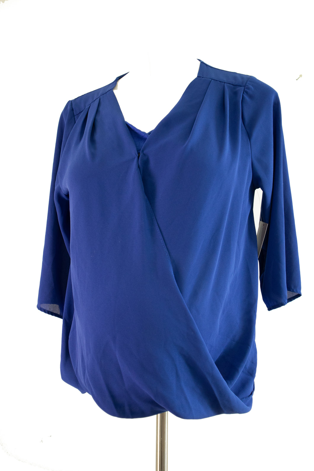 M Momzelle  Feeding Blouse Jessica in Royal Blue