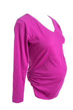 Charger l&#39;image dans la galerie, *New* L Old Navy Maternity Long Sleeve top in Raspberry
