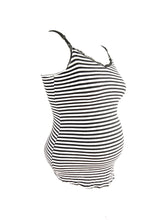 Load image into Gallery viewer, XS Jessica Simpson Feeding Tank in B&amp;W Stripe

