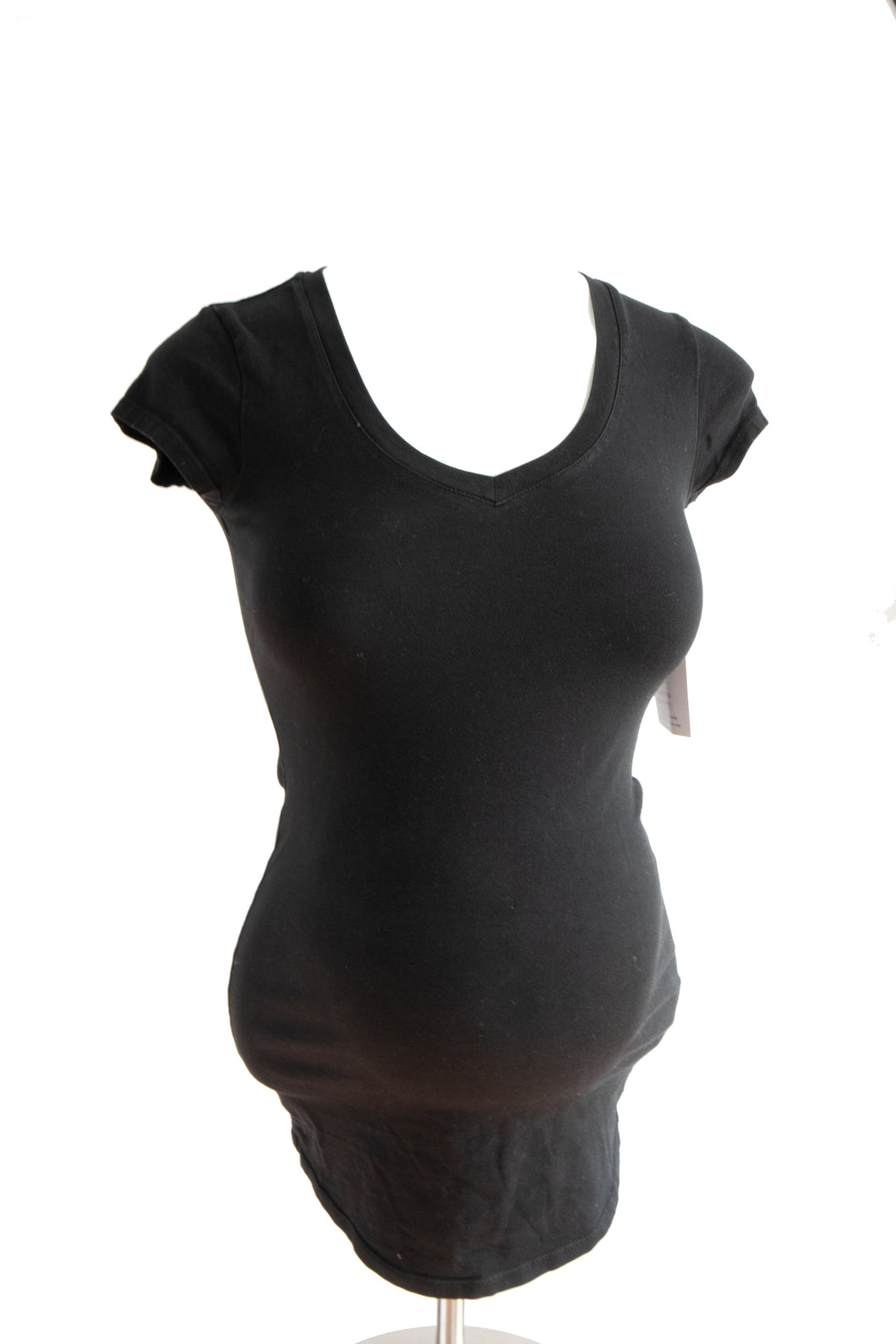 XS Thyme Maternity T-shirt in Black