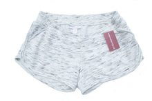 Load image into Gallery viewer, L Motherhood Maternity Jogger Shorts in Heather WHhite
