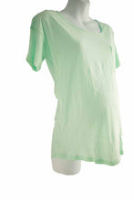 Load image into Gallery viewer, XS *New* Thyme Maternity Short Sleeve Top in Mint Green
