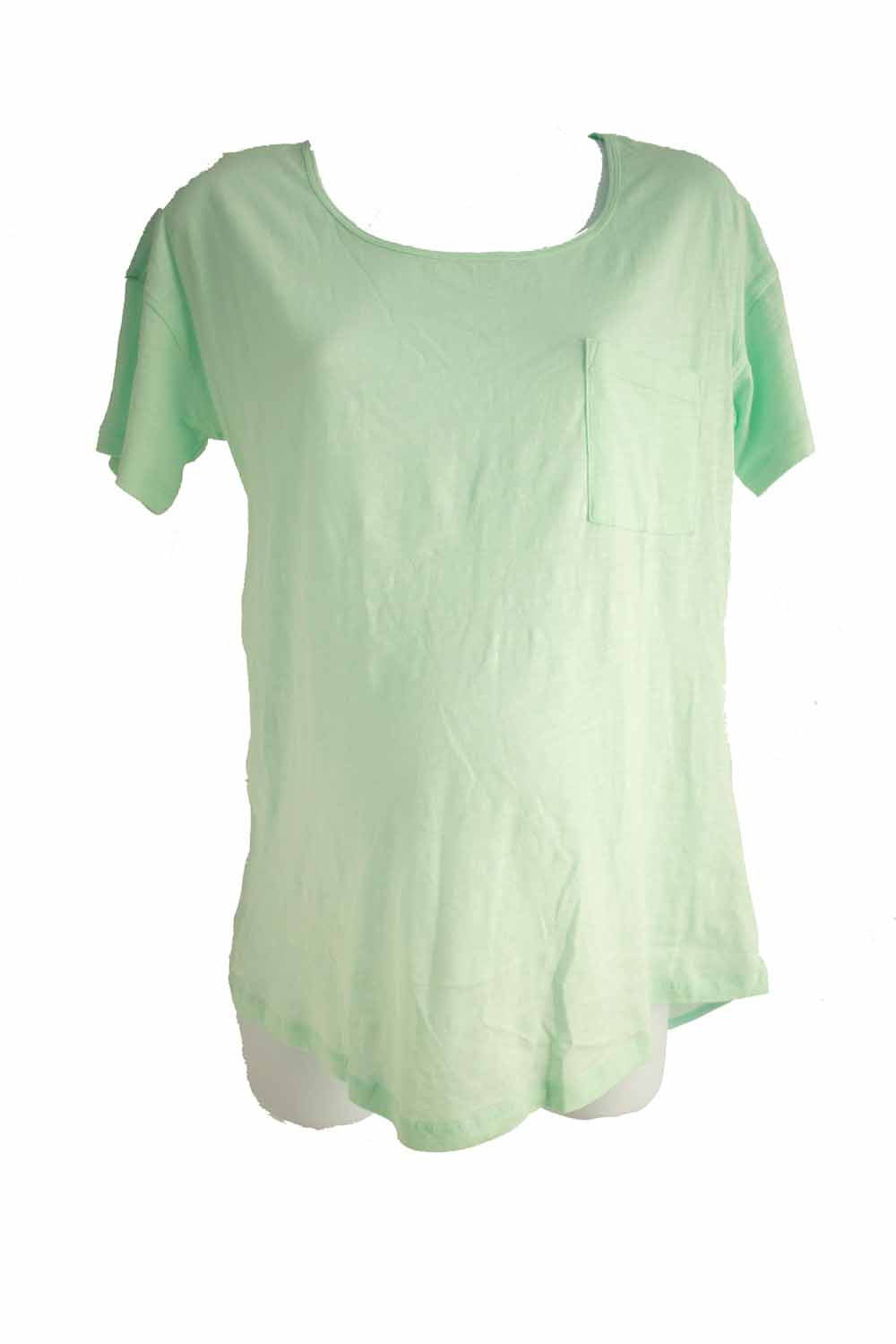 XS *New* Thyme Maternity Short Sleeve Top in Mint Green