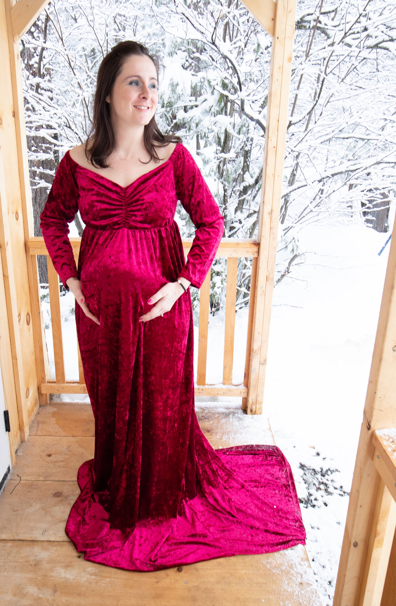 YUANYUAN520 Long Sleeve Maternity Gown Lace Dress Pregnant Women Clothes  Photography Pregnancy Dress Maternity Dresses For Photo Shoot (Color :  Sleeveless Wine, Maternity Size : S) : Amazon.co.uk: Fashion