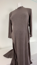 Load image into Gallery viewer, Old Navy maternity sweater dress. Brown. Maternity clothes Canada Affordable Pregnancy Pregnant
