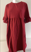 Load image into Gallery viewer, CLEARANCE XXL Shein Maternity Blouse in Deep Red
