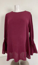 Load image into Gallery viewer, XL Isabel Maternity Blouse in Burgundy
