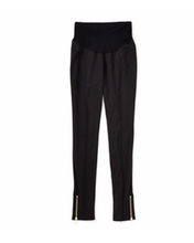 Load image into Gallery viewer, S Rachael Zoe for A Pea In The Pod Secret Fit Ponte Pant with Ankle Zip
