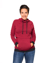 Load image into Gallery viewer, *New* Gaby  Feeding Hoodie in Heathered Red
